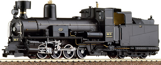 Narrow gauge Steam locomotive Mh 6 in current Museum livery<br /><a href='images/pictures/Roco/33260.jpg' target='_blank'>Full size image</a>